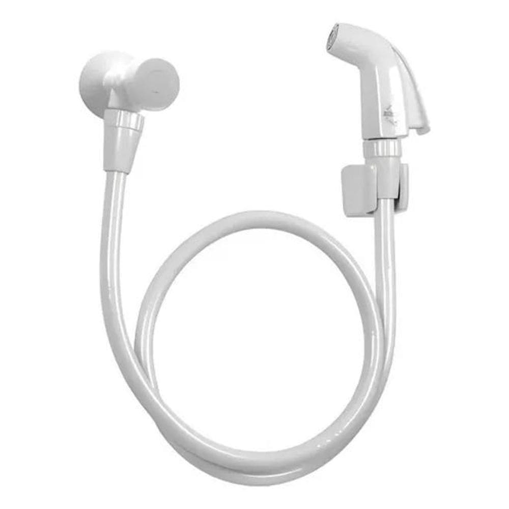 Kit Ducha Chuveiro Higienica Abs Completa Branca Chuveirinho