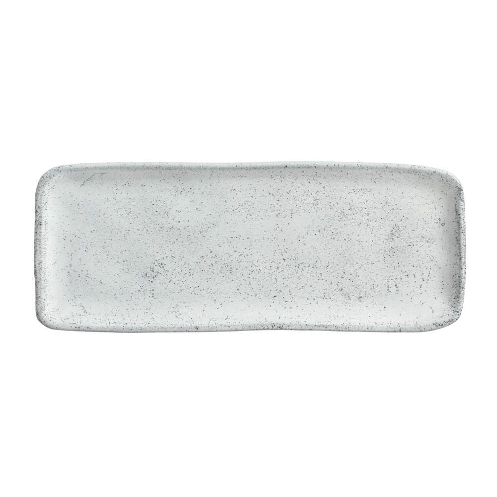 Conjunto com 4 Travessas Retangular Média Orgânico Echo 33x13cm