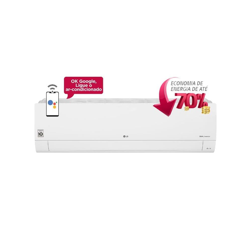 Ar Condicionado Split LG DUAL InverterVoice 30.000, Quente/Frio, 220V