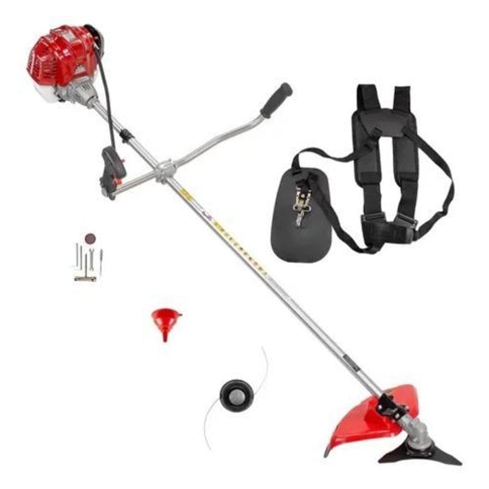 Roçadeira A Gasolina 63Cc Cortador Grama