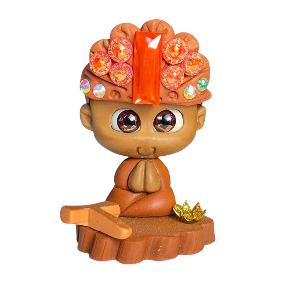 Escultura Baby Orixá Em Biscuit 5 Cm Pureza E Doçura