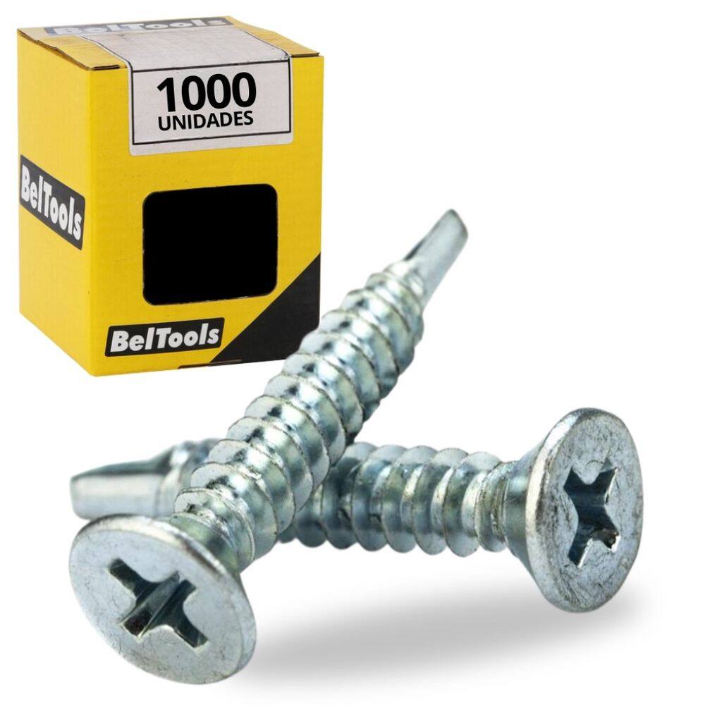 1000 Parafuso 3,9x16 Brocante Cabeça Chata Phillips BELENUS
