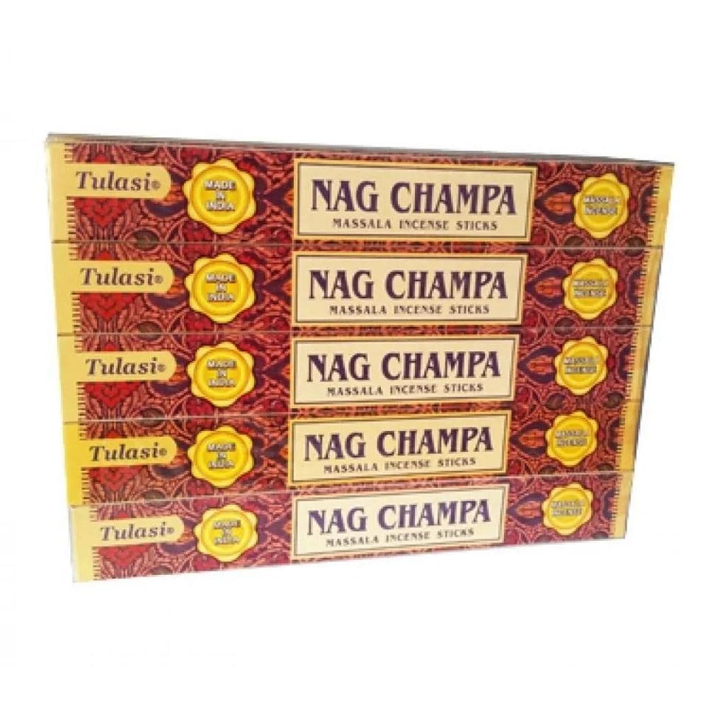 2X Incenso Tulasi Massala Nag Champa Pacote Com 10 Caixas