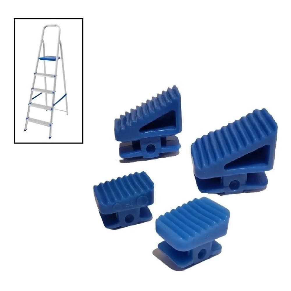 3X Pé Sapata Para Escada Doméstica De Alumínio  4 Pçs/2 Pare