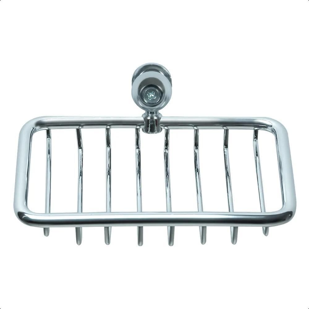 Saboneteira Aramada - Aço Cromado - Linha Modern - Fjm