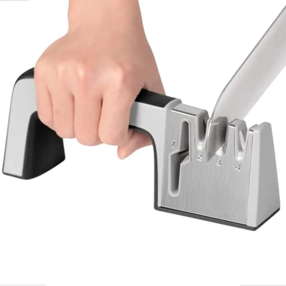2X Amolador Afiador De Facas Tesoura 4 X 1 Prep