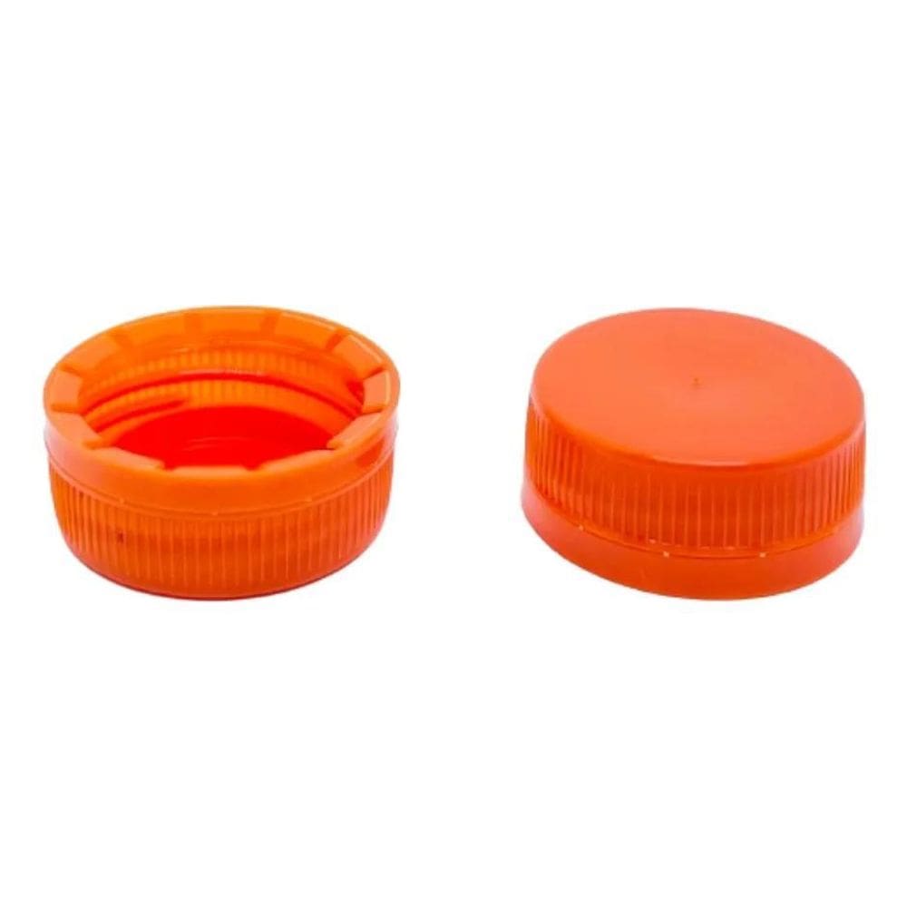 2X Tampinha Plástica 38Mm Com Lacre Para Garrafa Pet - 100Un