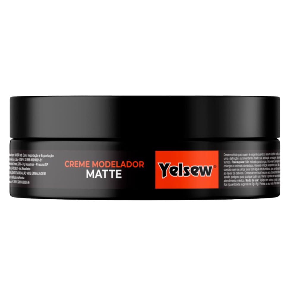 Creme Modelador Yelsew For Men Mate para Todos os Tipos de Cabelo 100g