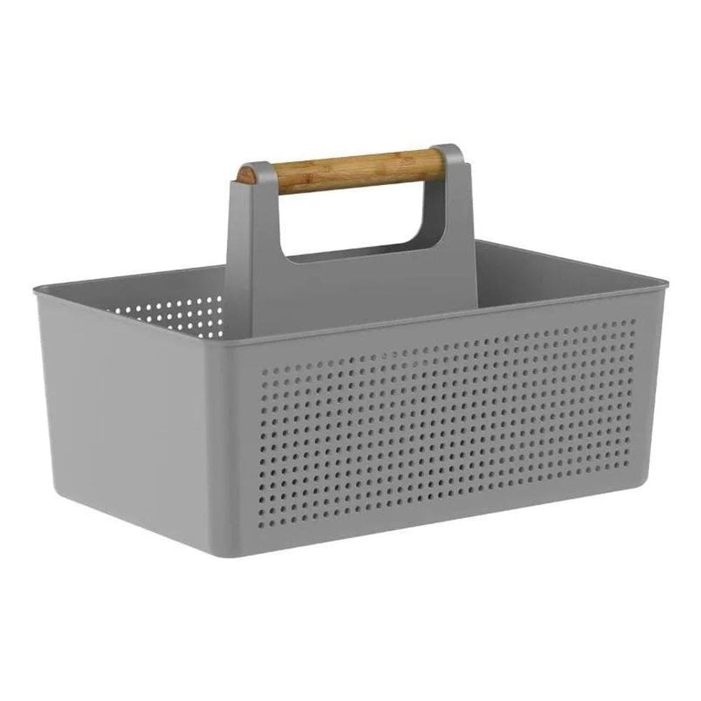 Organizador Multiuso Limpeza Com Alças 8 Litros Flow