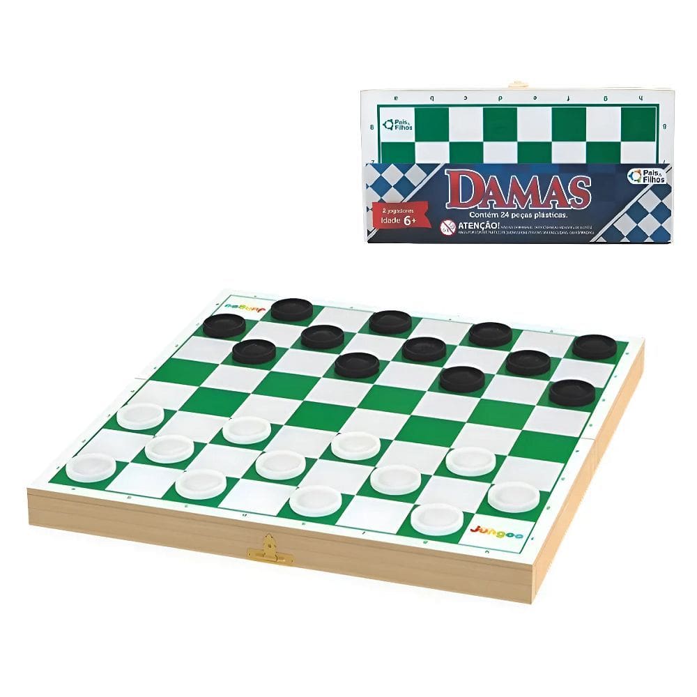 Jogo Dama com Estojo - Pais & Filhos