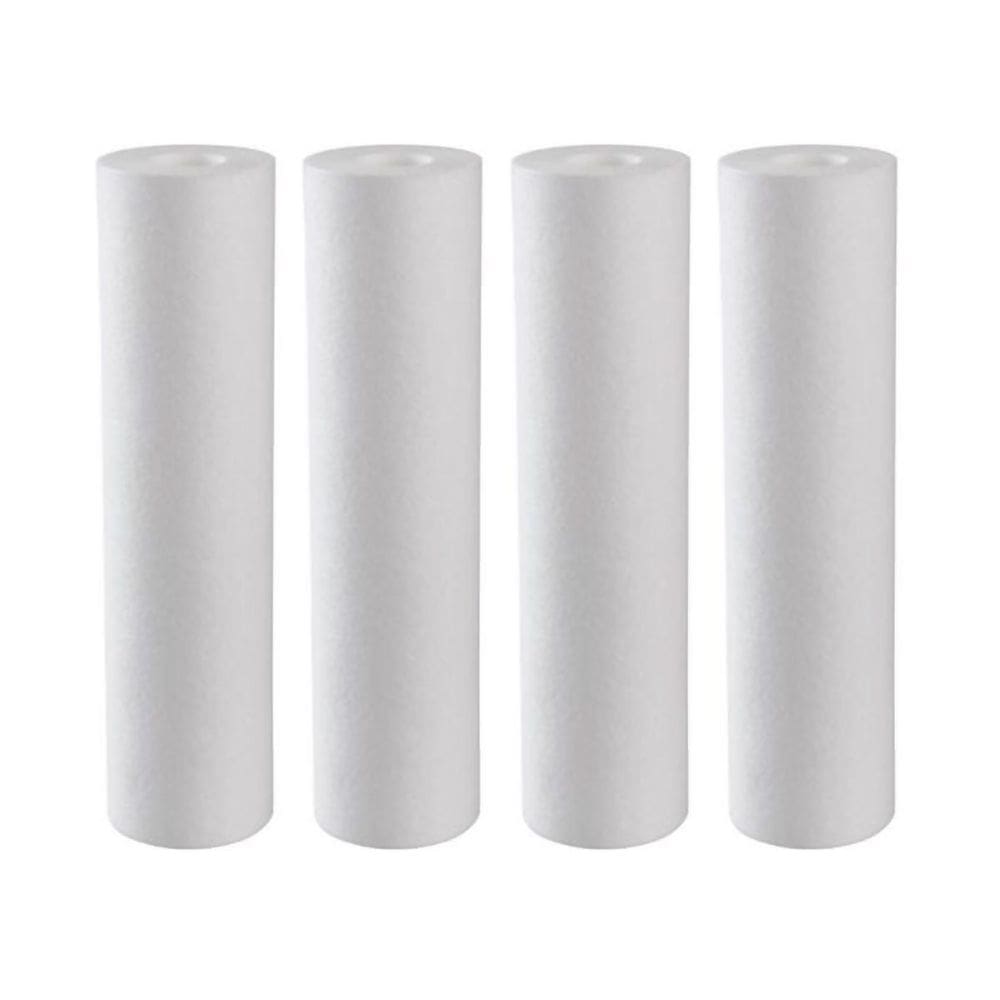 Kit 4 Refil Polipropileno Deionizador Liso 10X2 1/2 50 Micra
