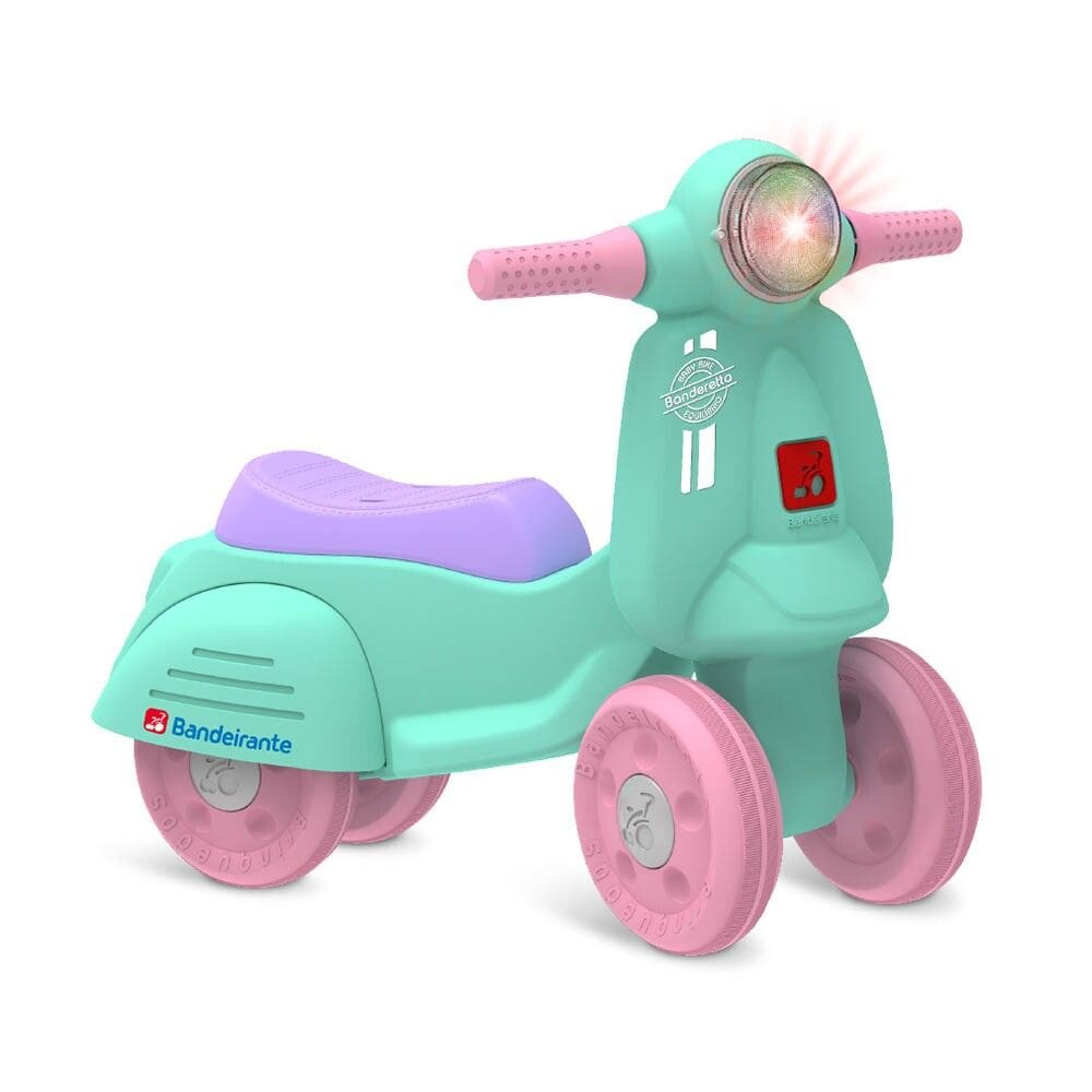 Bicicleta Infantil de Equilíbrio - Baby Bike Banderetta Turquesa - Bandeirante
