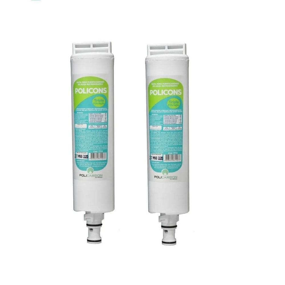 2 Filtro Refil Purificador De Agua Bebedouro Consul