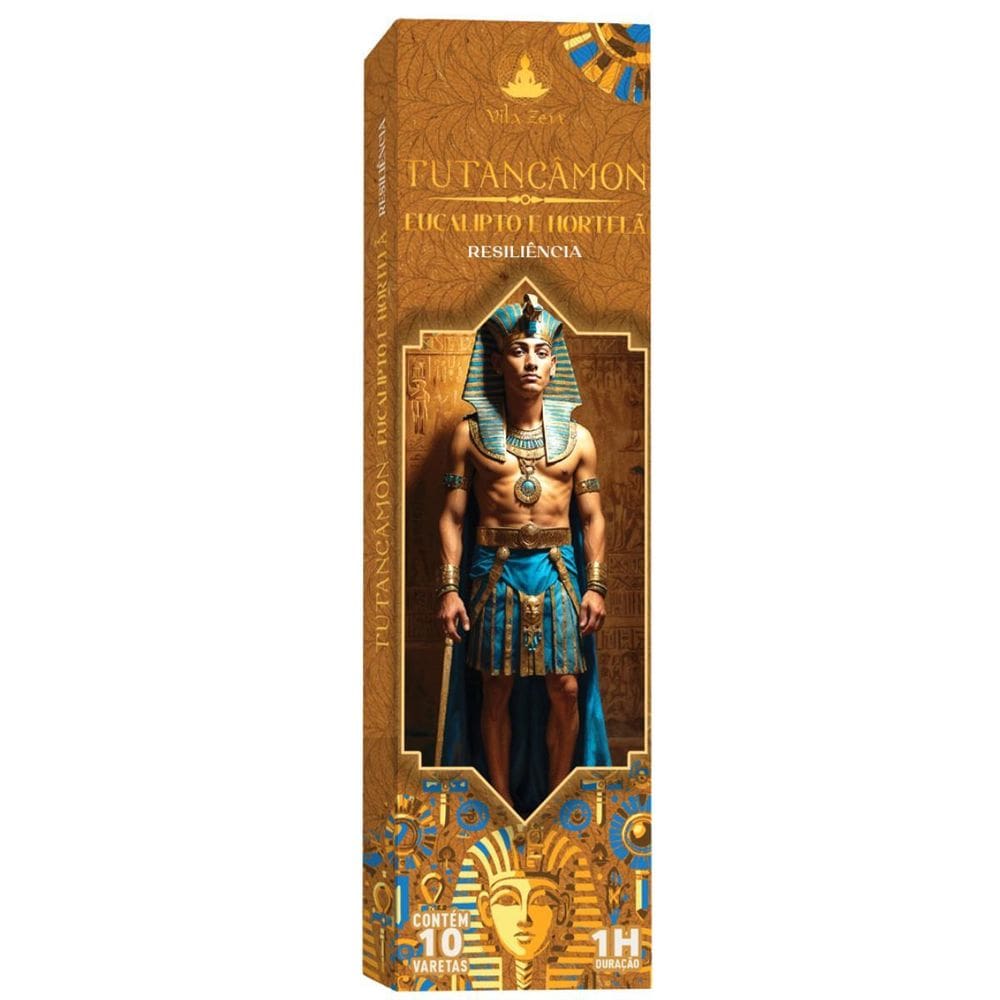 Incenso Linha Egípcia E Hindus 0% Carvão M C/10 Varetas