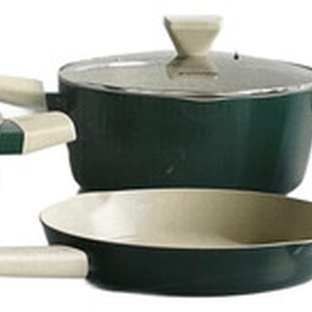 Conjunto 4 Panelas Ceramica Antiaderente Stone Verde Jomafe