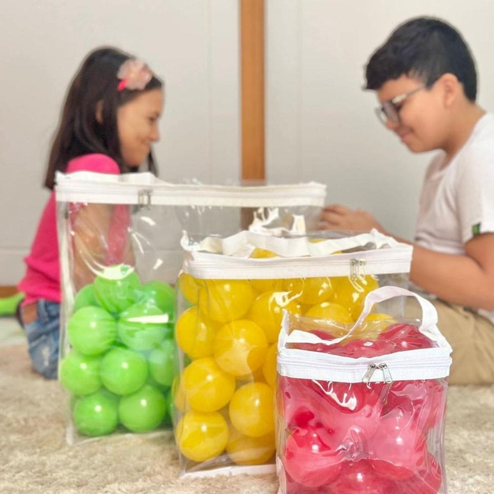 Caixa Organizadora Dobravel Para Pelucias Tam G Cor Branco