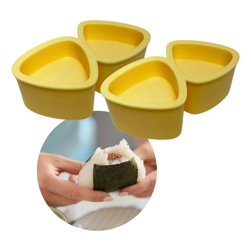 Kit 2 Forma Molde Para Oniguiri Bolinho De Arroz Sushi Japão