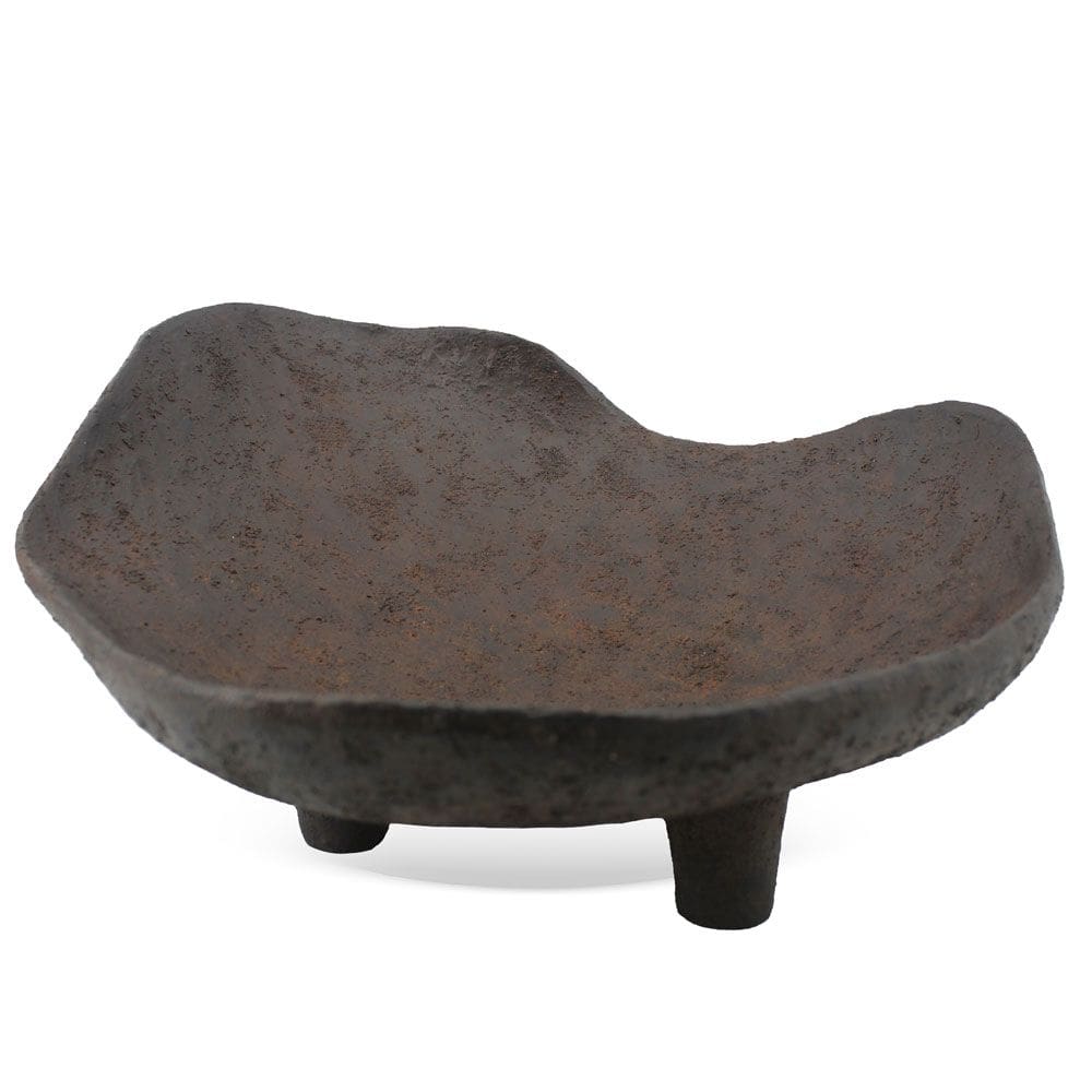 Centro de Mesa Decorativo Rústico em Resina Preto 38cm TMN3022 BTC