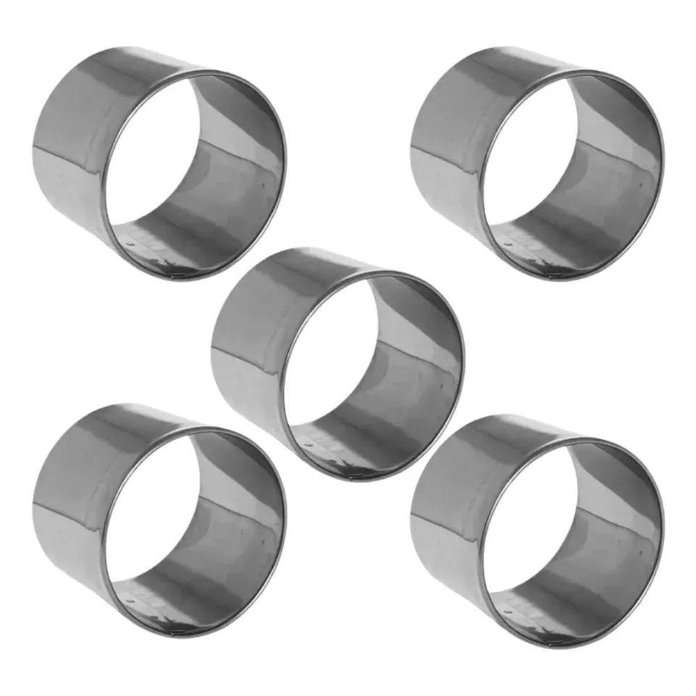 2X Aro Modelador De Arroz 8Cm X 5Cm - 5 Peças