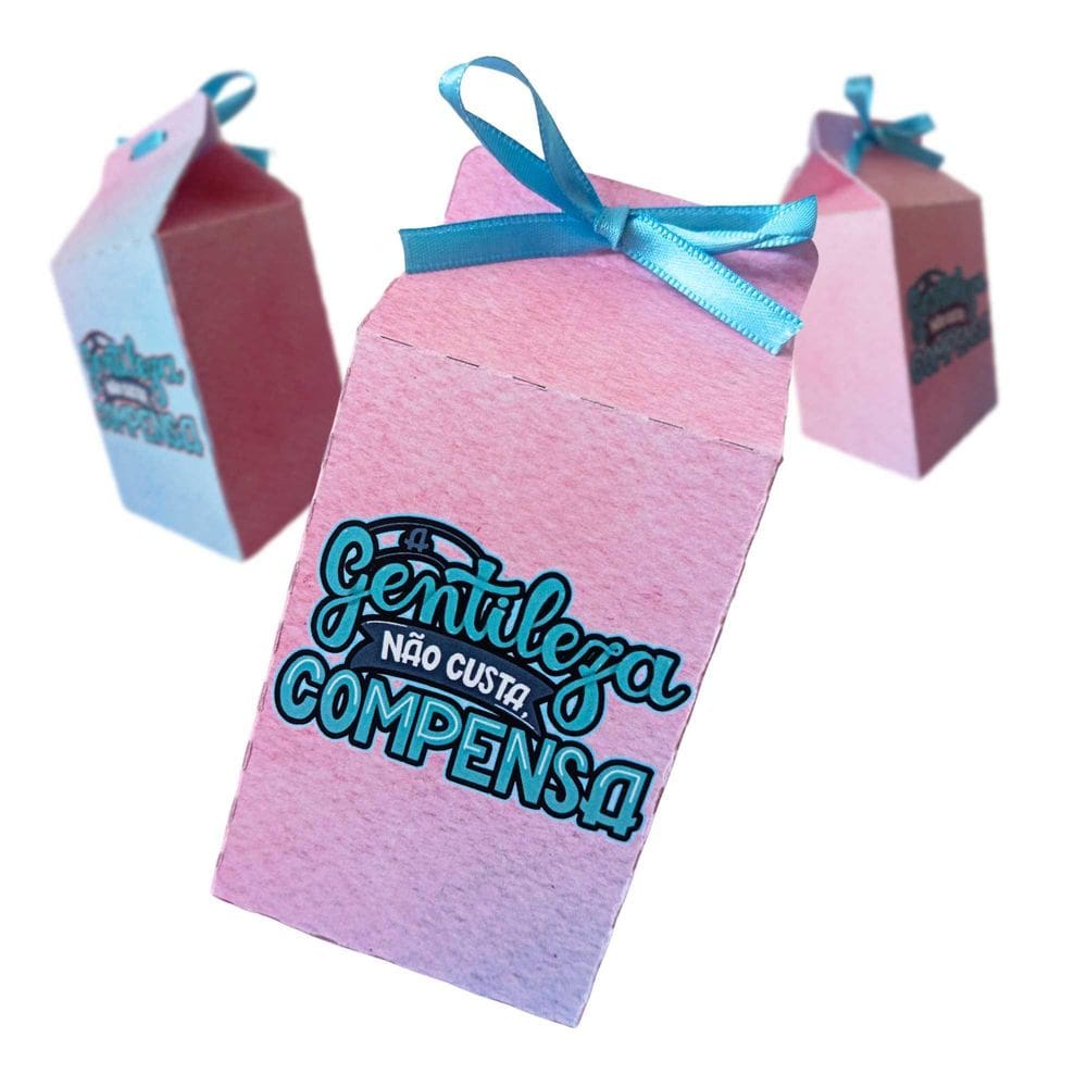 10 Caixa Frase Motivacionais Embalagens Mimo - 4