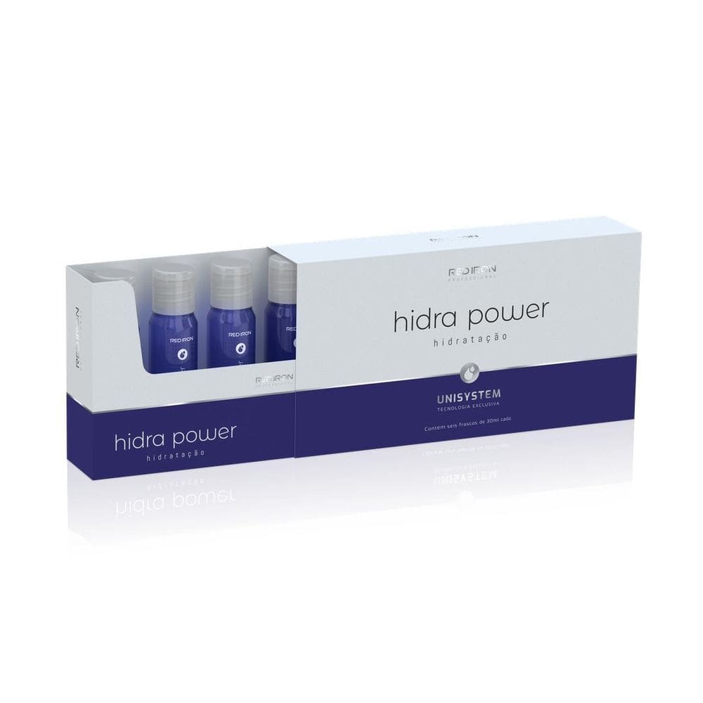 Red Iron Unisystem Hidra Power Ampola 30Ml X 6Un