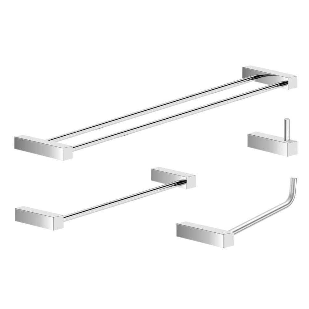 Kit Acessórios Para Banheiro 4 Peças Alto Brilho 2060Tr