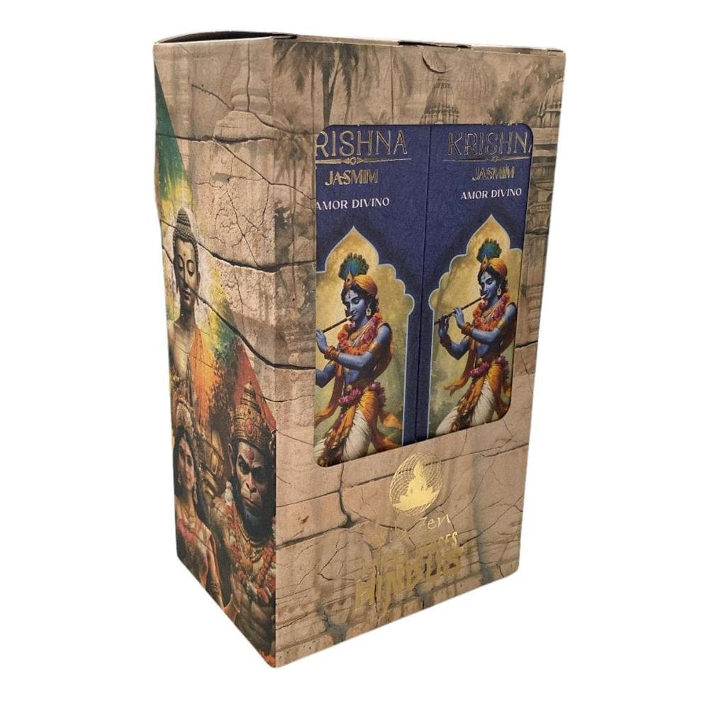 Incenso Linha Egípcia E Hindus 0% Carvão 12Cx C/10Var