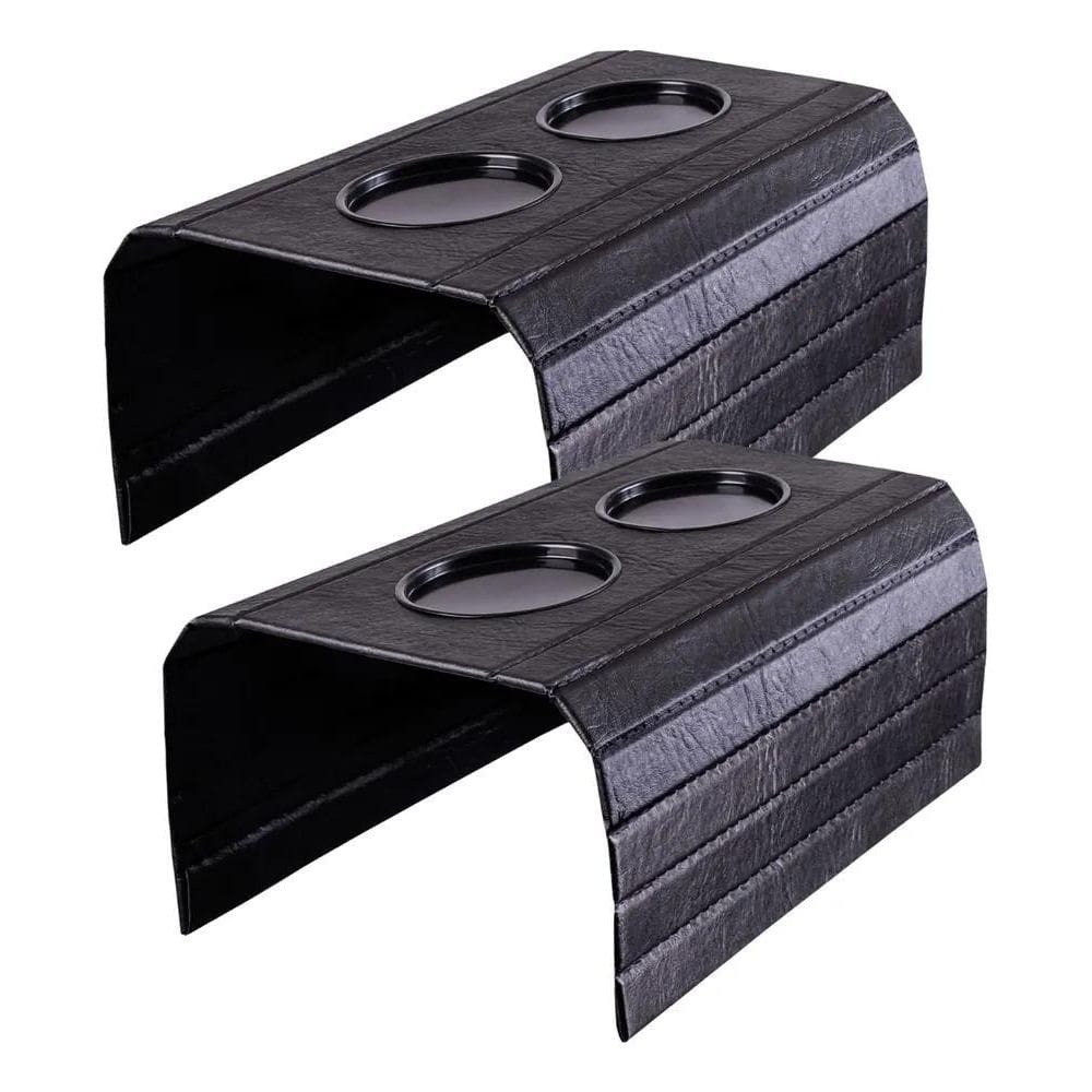 Kit 2 Esteira Porta Copos Braço Sofá Premium sintético Lisa