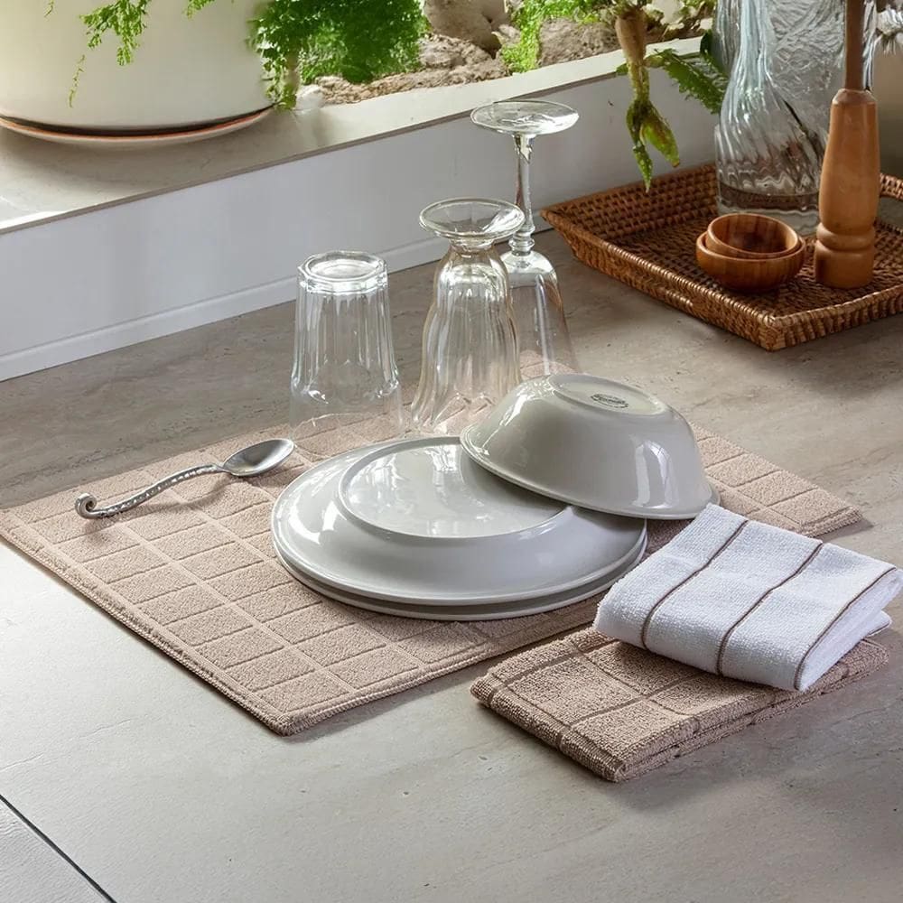 Escorredor De Louça Deluxe - Jolitex Bege