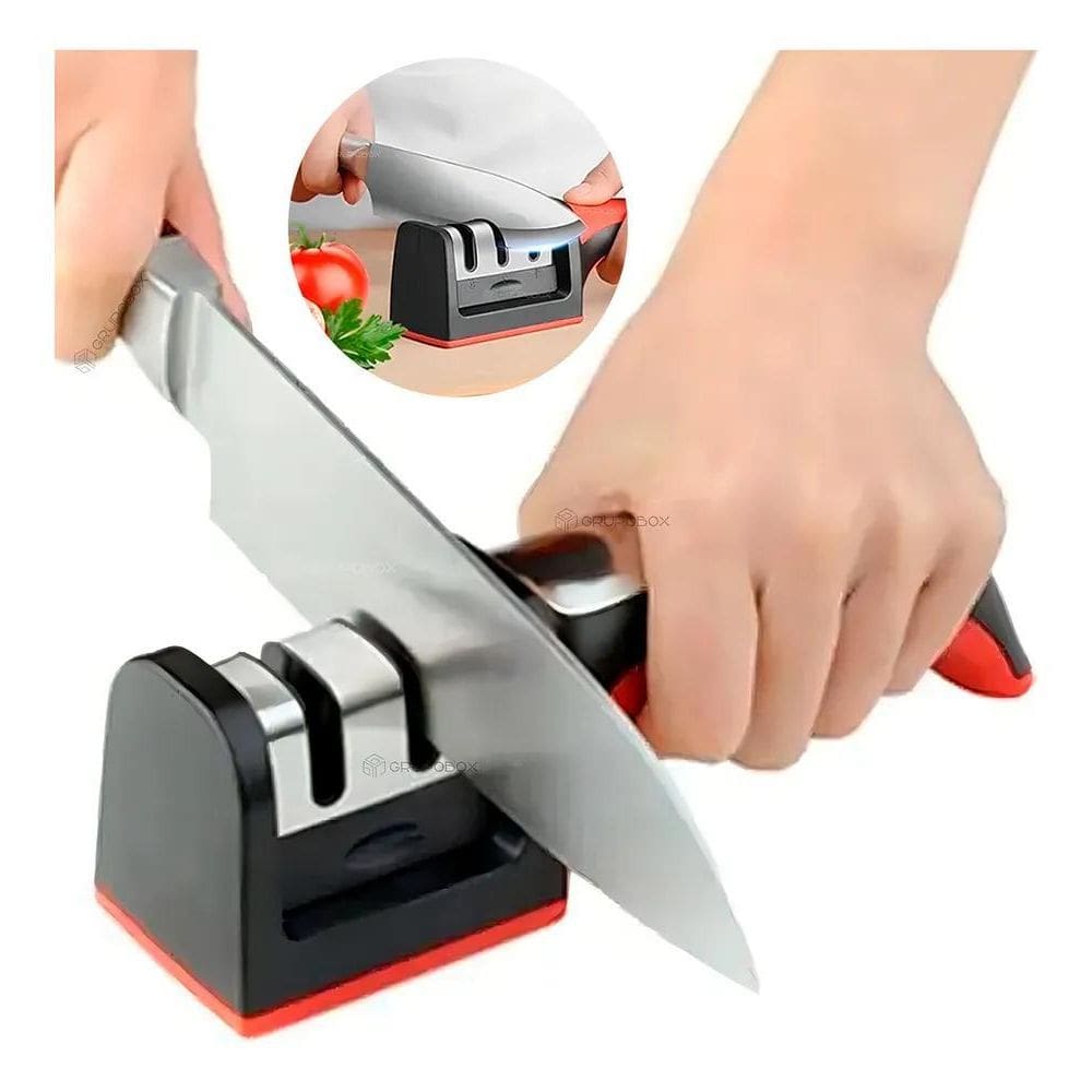 10X Amolador Afiador De Facas 3 Opções De Afia