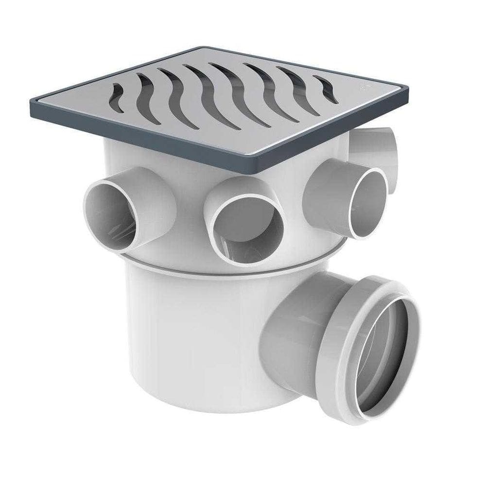 Caixa Sifonada Giro Facil Quadrada 100 X 140 X 50Mm Tigre