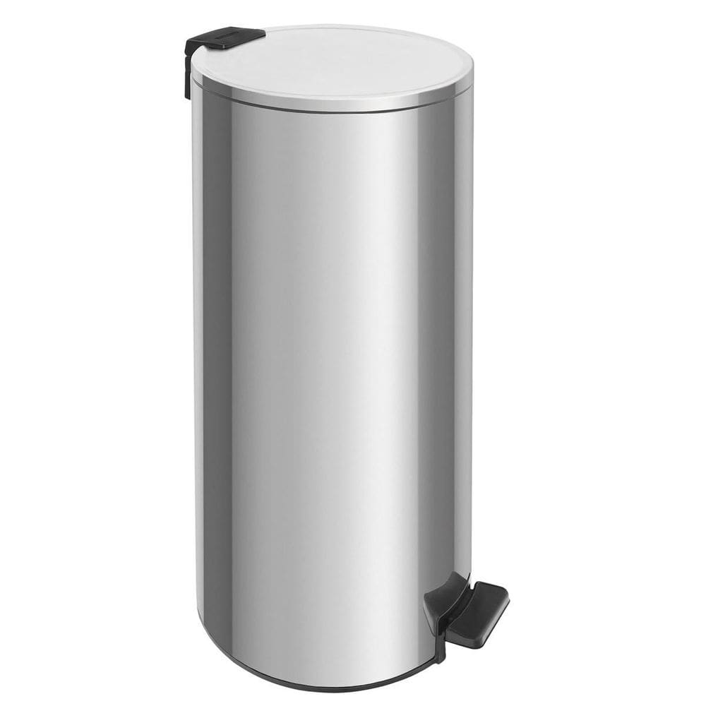 Lixeira Loop Aço Inox Polido Balde E Pedal 30 L - Tramontina