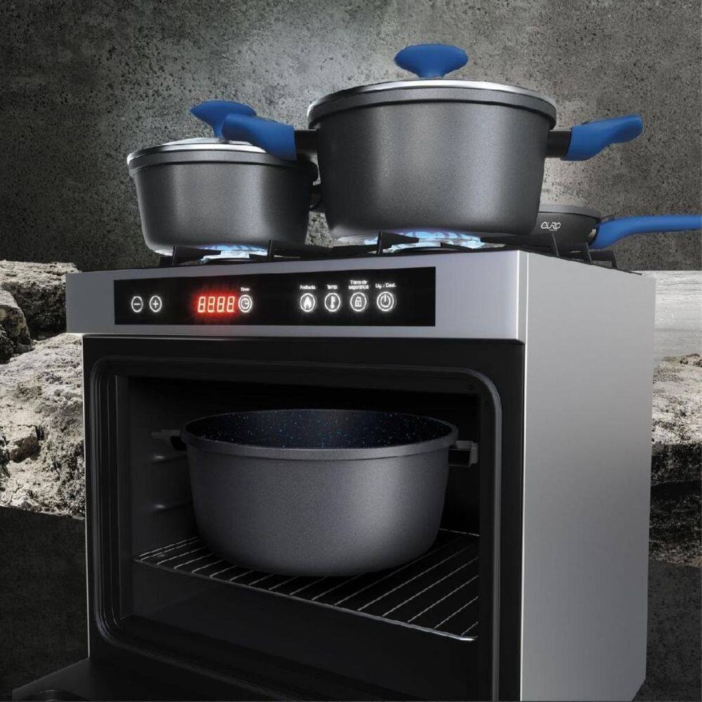 Panelas Cor Azul Vibrante E Funcionais Presente Ideal Amigo