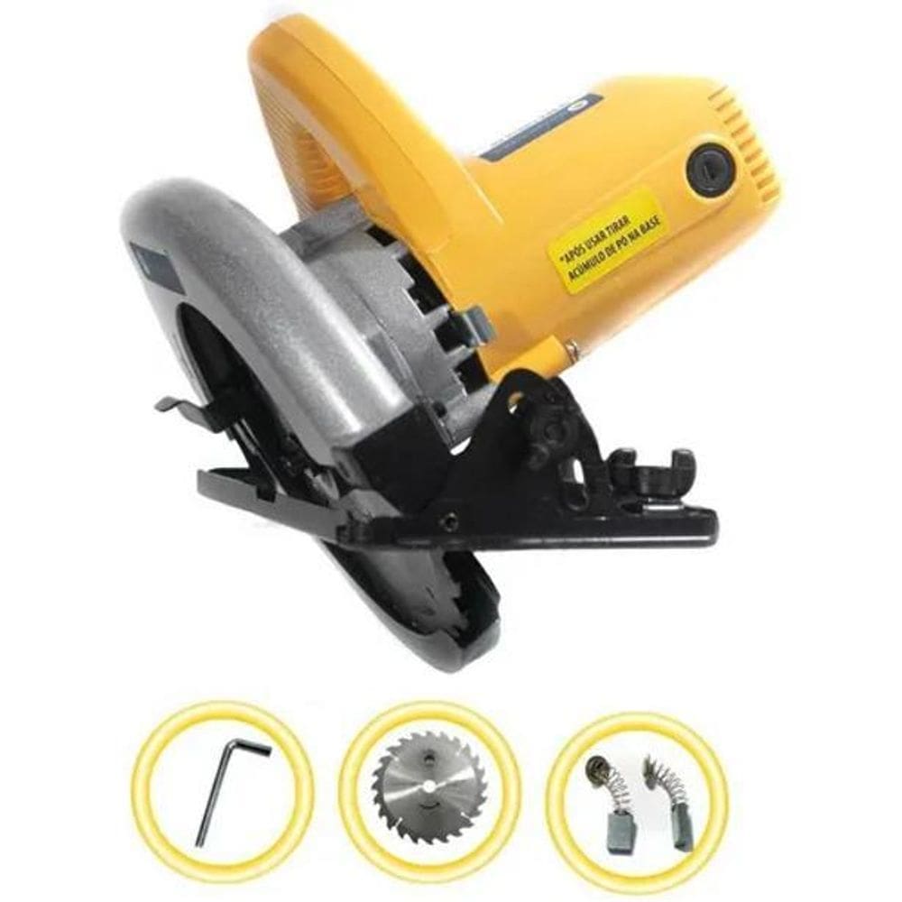 Serra Circular Elétrica Sa Tools 180Mm 1200W 50Hz/60Hz 110V