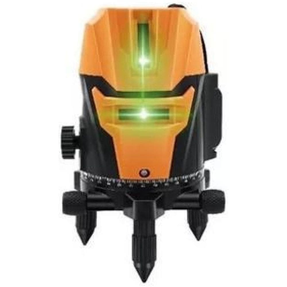 Nivel Laser 5 Linhas Base Giratória Com Bateria