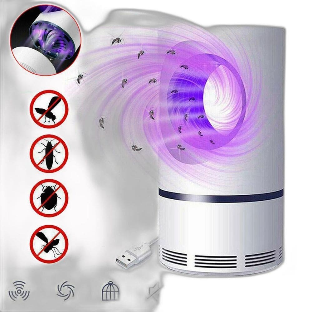 Luminária Abajur Mata Mosquitos Anti Inseto Usb Moscas