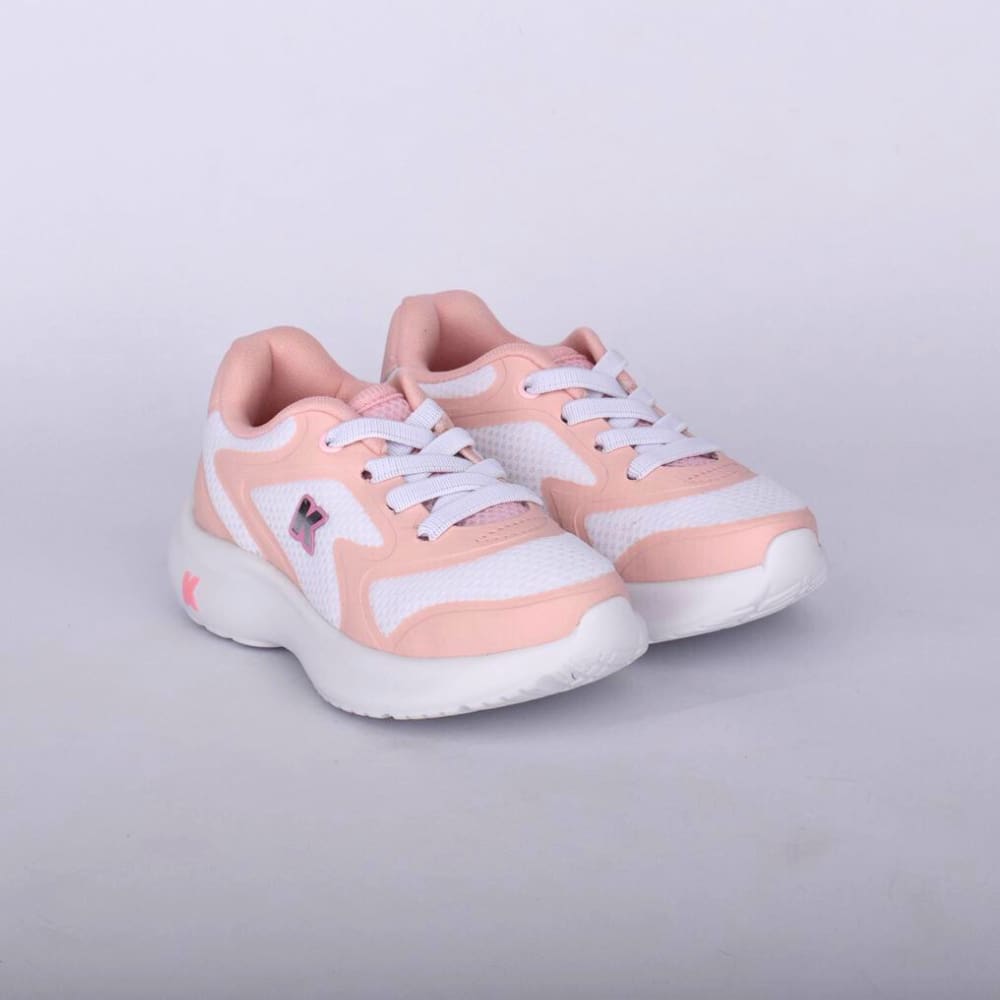 Tênis Kidy Nuvem Nude e Branco