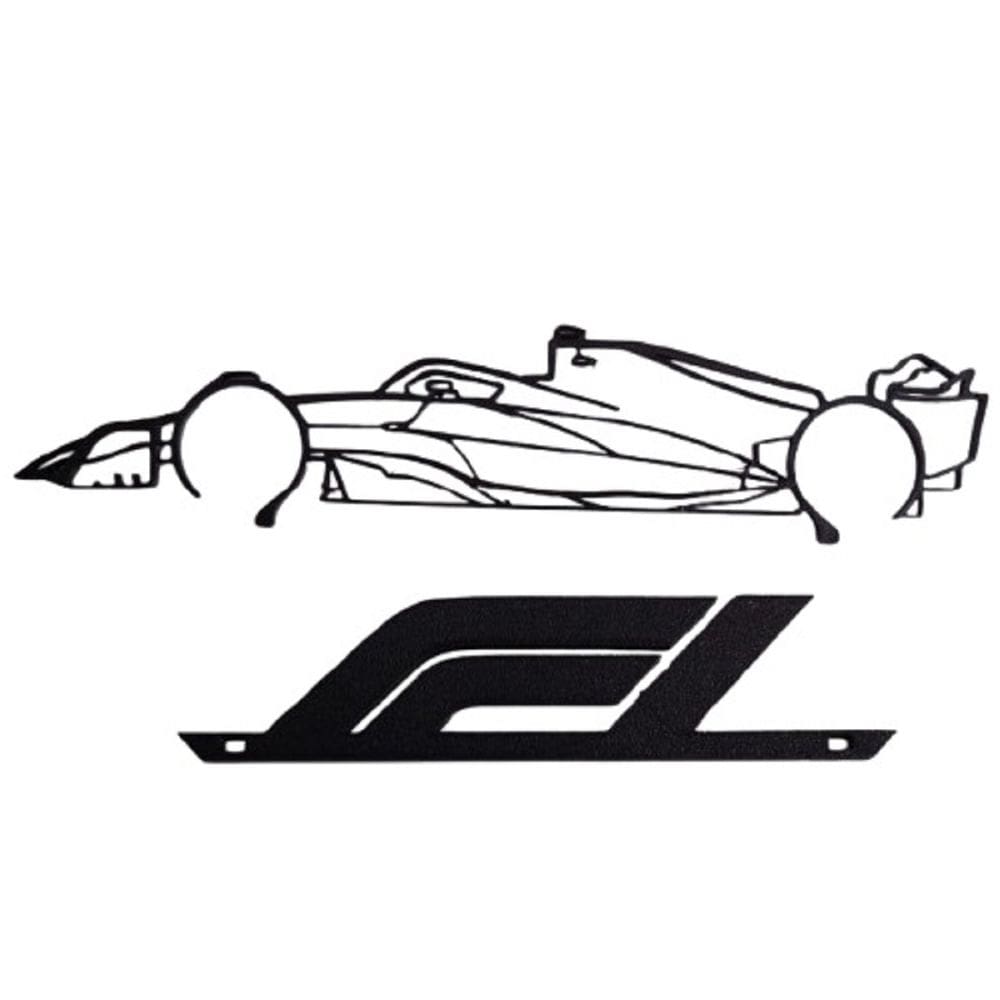 Silhueta Carro de Fórmula 1 Decorativo