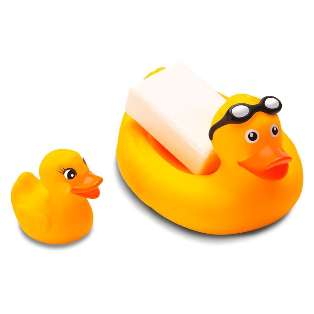 Pato de Banho Com Filhote BeeToys