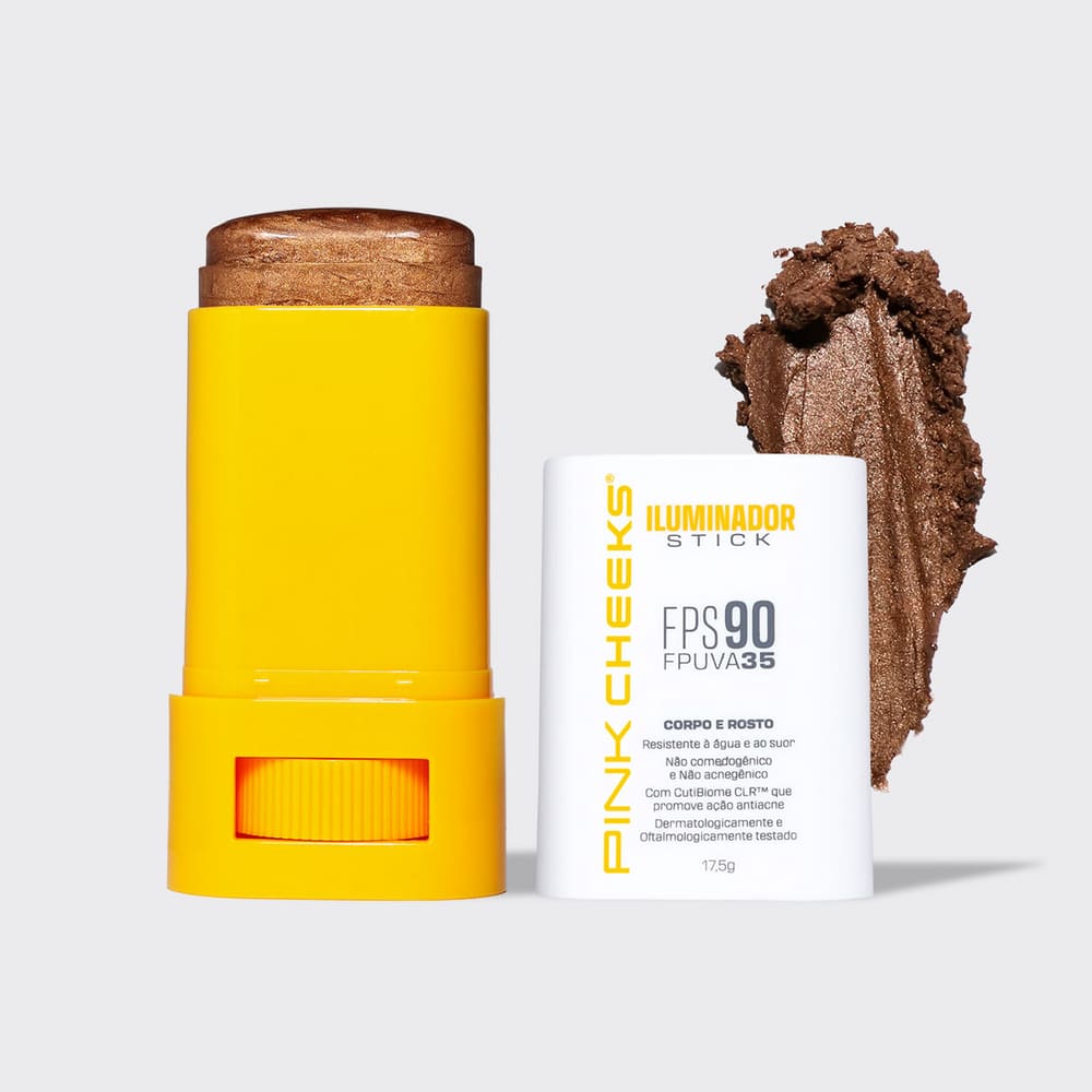 Iluminador Multifuncional Corporal e Facial FPS 90 FPUVA 35 17,5g  Bronze