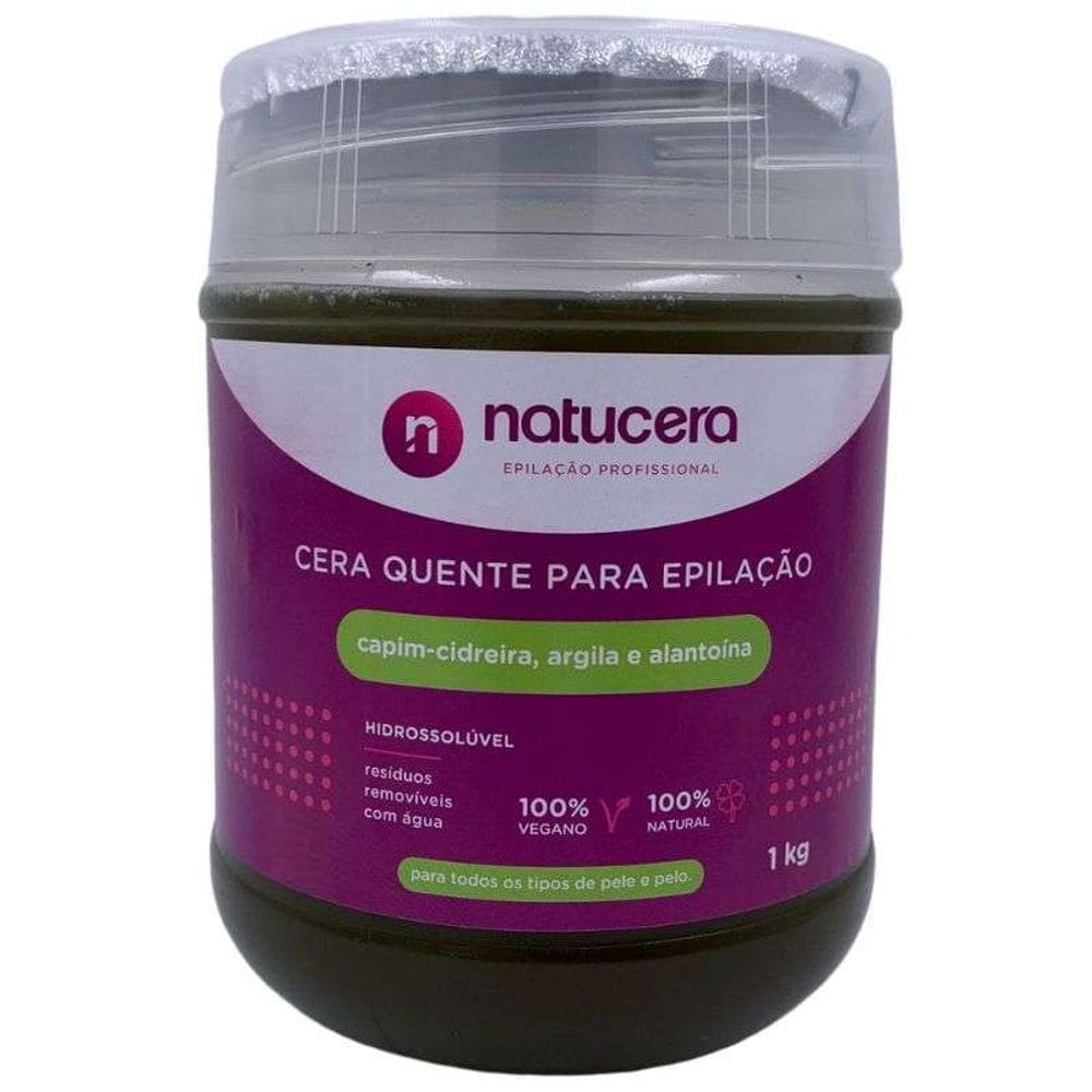 Cera Epilatória Hidrossolúvel Capim Cidreira 1kg