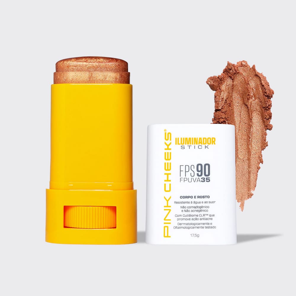 Iluminador Multifuncional Corporal e Facial FPS 90 FPUVA 35 17,5g  Gold