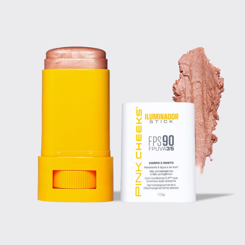 Iluminador Multifuncional Corporal e Facial FPS 90 FPUVA 35 17,5g Champagne