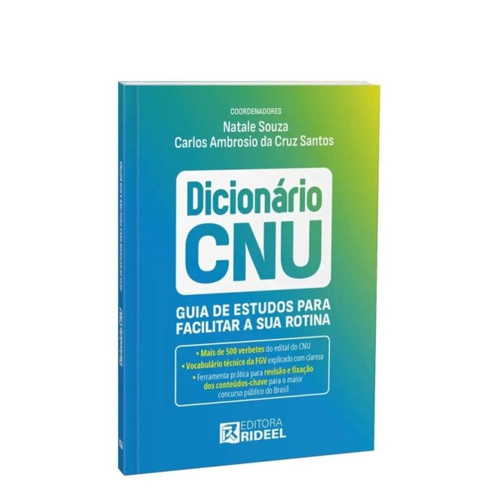 Dicionário Cnu - Guia De Estudos Para Facilitar A Sua Rotina
