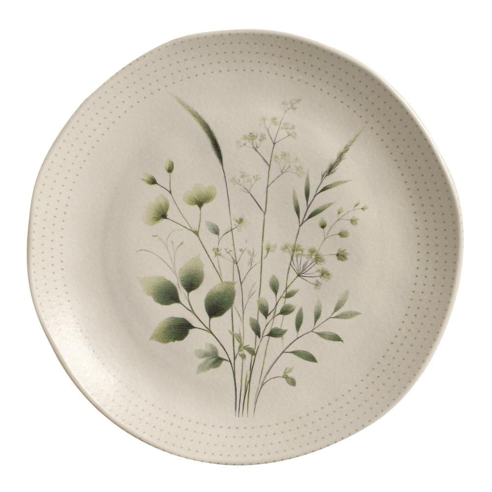 Conjunto com 6 Pratos Raso Orgânico Ammi Ø26,5cm