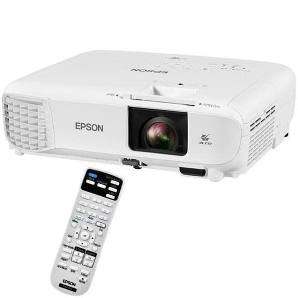 Projetor Epson Powerlite X49 3.600 Lumens Branco