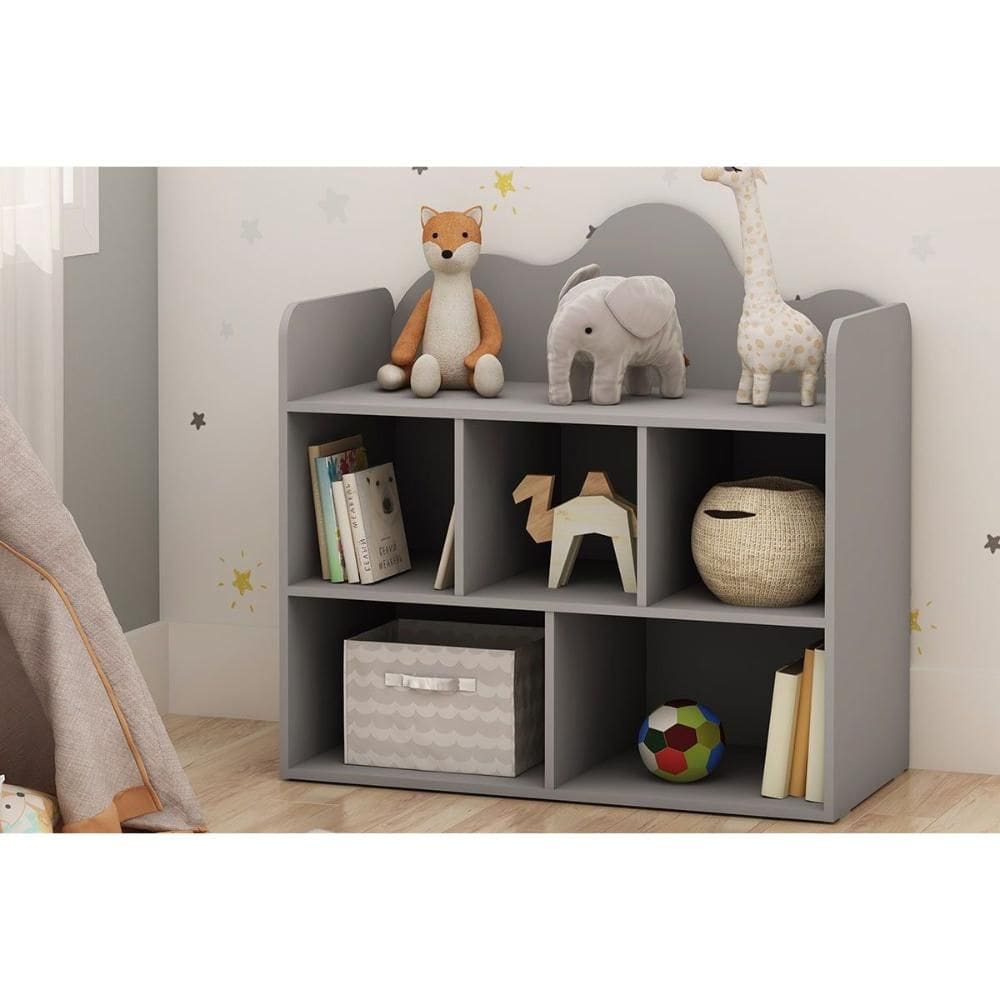 Estante Infantil Organizadora Nuvem c/ 5 Nichos Fendi - Genialflex