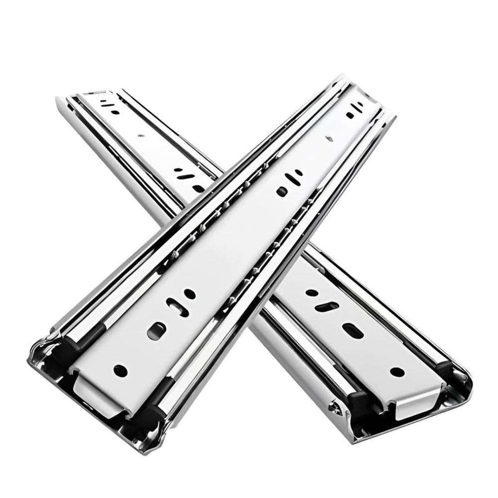 Kit 2 Corrediças Gaveta Telescópica Light 30Cm Com Parafusos