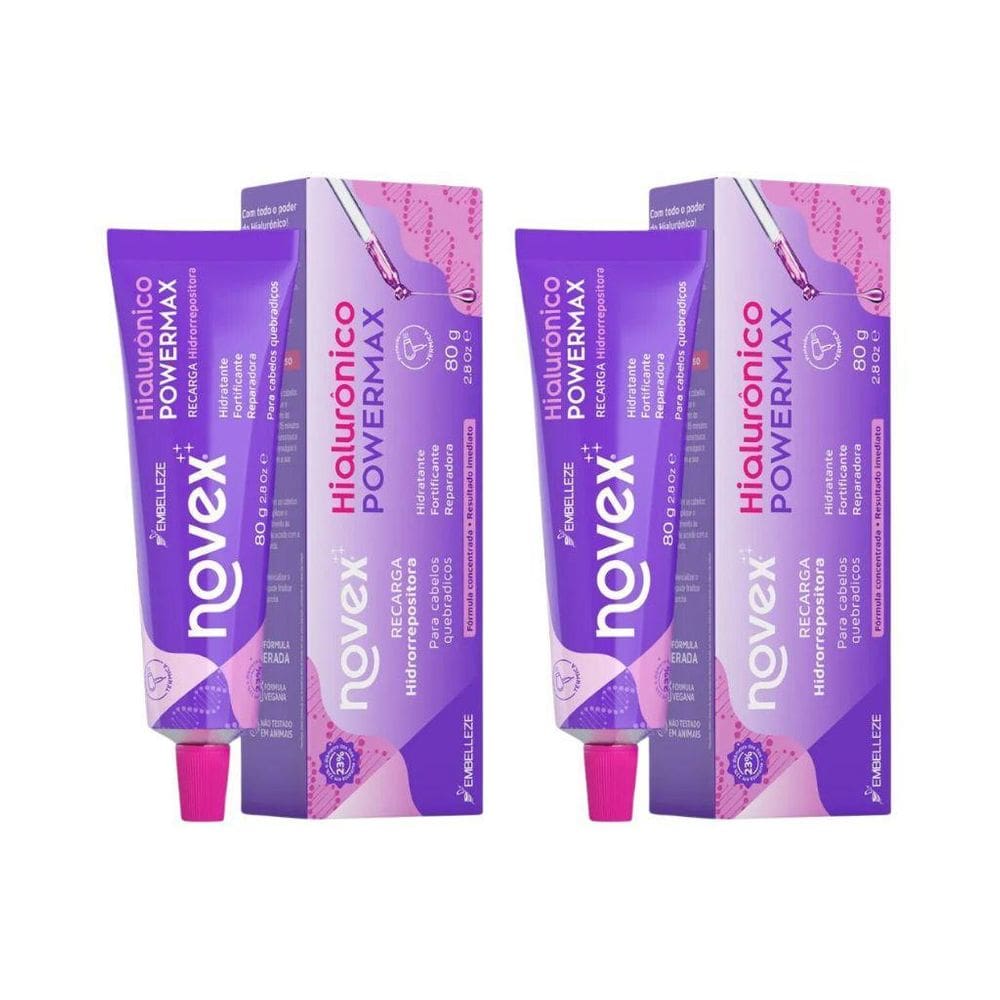 Recarga Novex 80G Hialuronico - Kit Com 2Un