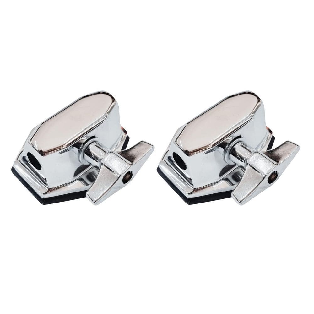 Kit 2 Caneca Para Tom E Surdo Robusta Metal Cromada Pinguim